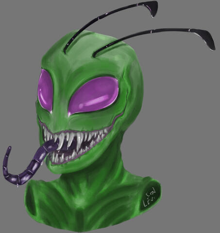 Invader Zim Bust